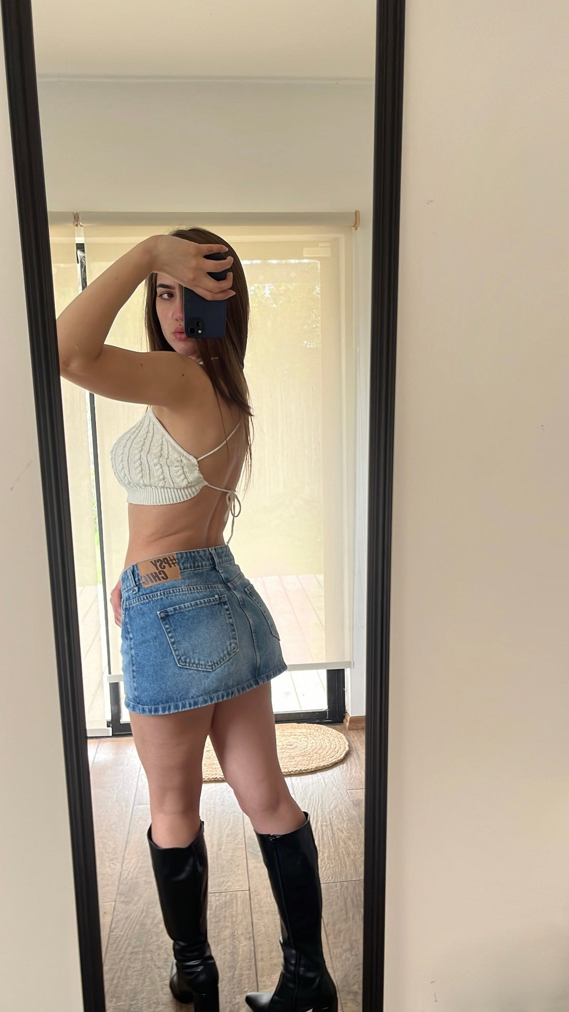 Crop tejido